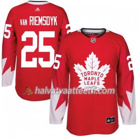Miesten NHL Toronto Maple Leafs Pelipaita James Van Riemsdyk 25 Adidas 2017-2018 Rot Alternate Authentic